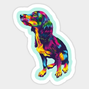 Dog pop art Sticker